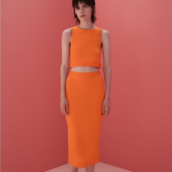 Zara Tops Zara Orange Crop Top Poshmark zara-tops-zara-orange-crop-top-poshmark